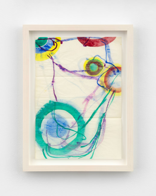 Atsuko Tanaka Untitled, 1964 watercolor and gouache on paper frame: 13 3/4 x 10 1/2 x 1 1/2 in. (34 x 26 x 3.5 cm)