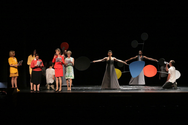 Liz Glynn [de]-lusions of Grandeur: The Myth of Getting It Right the First Time, April 19, 2013, performance, Los Angeles County Museum of Art, Bing Theater