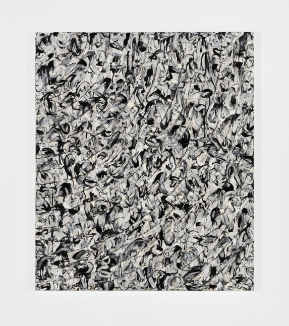 Julian Lethbridge, Quartersawn 1, 2016, oil and pigment stick on linen 52 x 44 in. (132.1 x 111.8 cm)