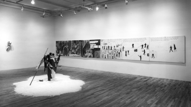 Installation view, Changing Group Exhibition, 155 Wooster Street, New York, January 14 - February 20, 1982. Photo: Geoffrey Clements.