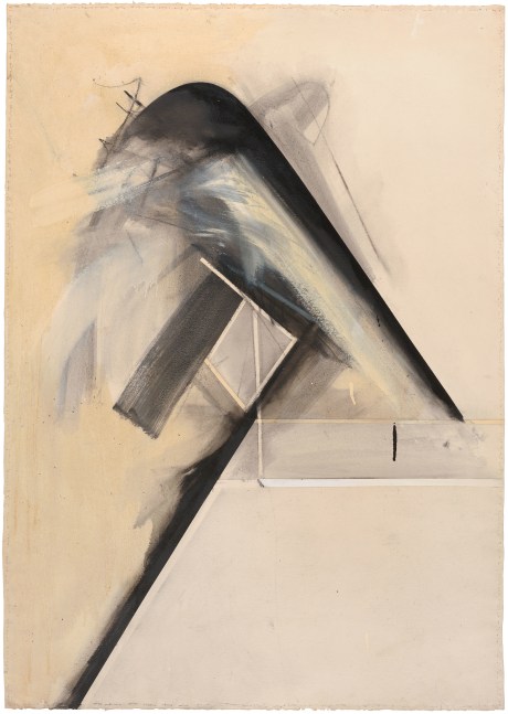 Jay DeFeo Untitled (Summer Image), 1983 acrylic, charcoal and enamel with tape on paper