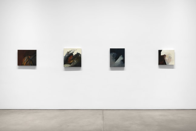 Installation view, Garnet's on the Boulder, Jay DeFeo Paintings of the 1980s, Paula Cooper Gallery, New York, October 30 - December 13, 2025. © 2025 The Jay DeFeo Foundation/Artists Rights Society (ARS), New York. Photo: Steven Probert.