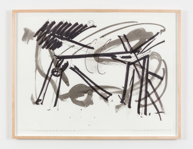 Mark di Suvero "Beethoven's Quartet" 2003 Ink and marker on paper 25 1/4 x 32 3/4 in.
