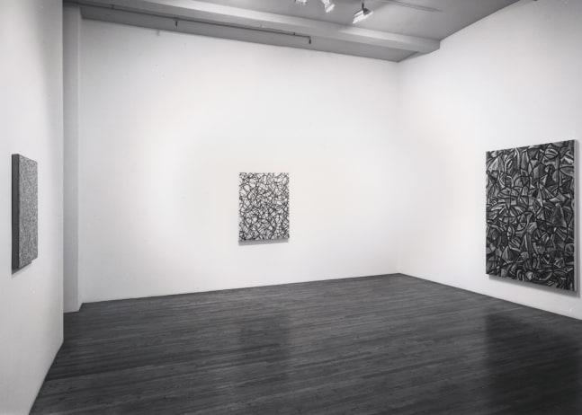Installation view, Recent Paintings, Paula Cooper Gallery, 155 Wooster Street, New York, October 27 - November 25, 1995. © Julian Lethbridge. Courtesy Paula Cooper Gallery, New York. Photo: Adam Reich.