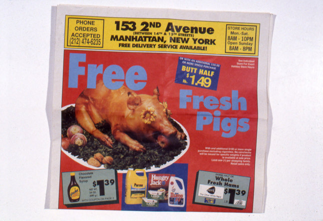 Robert Gober &quot;Untitled&quot; 1993 Photolithography on archival French Dur-O-Tone paper 22 3/8&quot; x 12&quot;