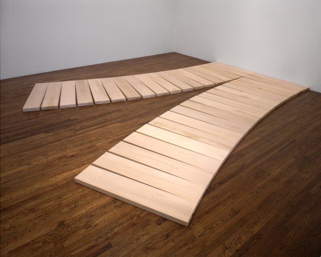 Carl Andre &quot;ANGELLACE&quot; 1995 Poplar, 36 units 2 x 196 x 175&quot; overall