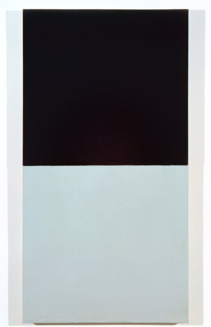 Brice Marden "Trade Paintings 2" 1974-75 Beeswax, pigment on canvas, 2 panels overall: 50 x 30 in,