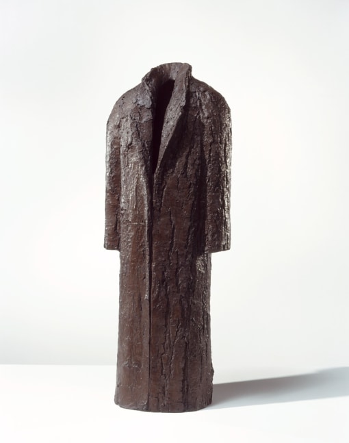 Sherrie Levine "Coat" 2006 Bronze with patina 19 1/4 x 4 1/2 x 5 in.