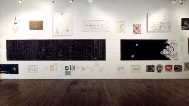 Installation view, Jonathan Borofsky, Paula Cooper Gallery, 155 Wooster Street, New York, March 8 - April 2 1975. Photo: Geoffrey Clements.