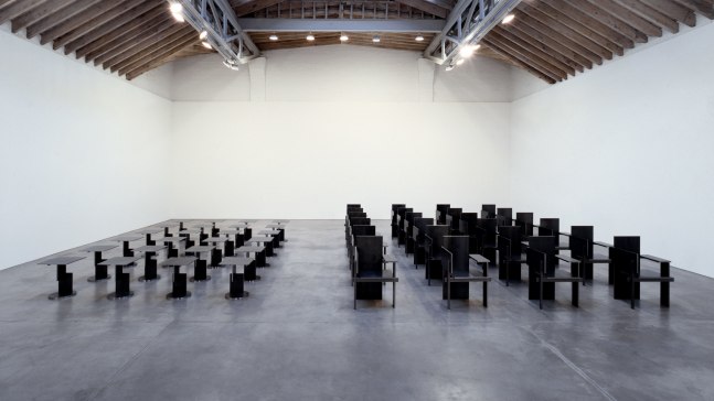 Installation view, Sherrie Levine / Joost van Oss, Paula Cooper Gallery, 534 W 21st Street, New York. © Sherrie Levine. Photo: Tom Powel.