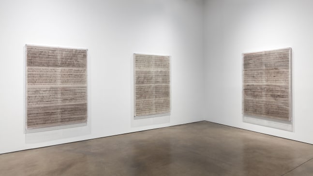 Installation view, Charles Gaines, March 31 – April 30, 2016