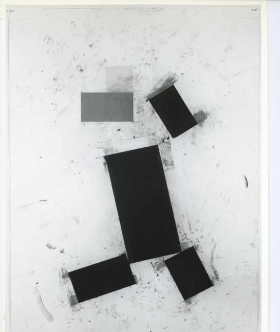 Joel Shapiro &quot;Untitled&quot; 1987 Charcoal, chalk, pastel on paper 59 1/2&quot; x 45&quot;