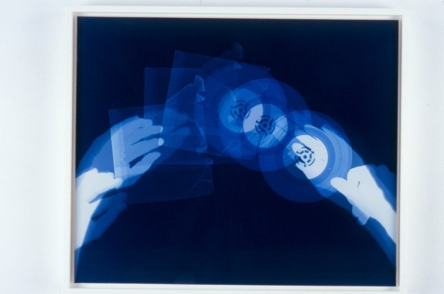 Christian Marclay "Untitled" 2004 Photogram on c-print paper, mounted on cintra board 19 3/4 x 23 3/4 in.