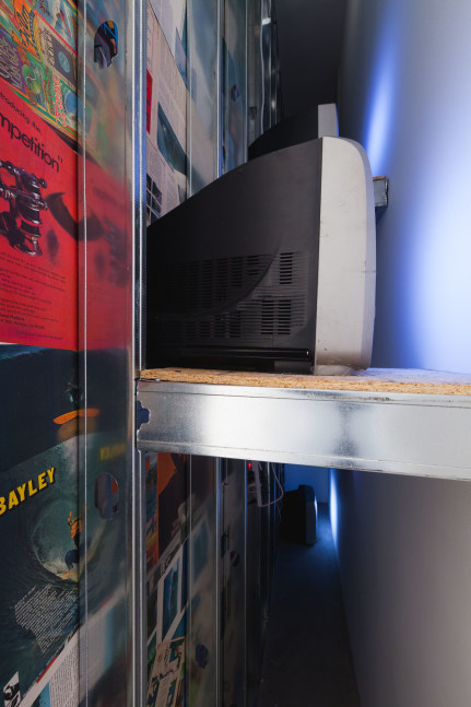 Installation view, Walead Beshty + Kelley Walker, November 6 – December 6, 2014