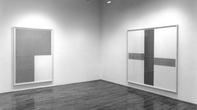Installation view, Works on Paper 1977-82, Paula Cooper Gallery, 155 Wooster Street, New York, October 1 - 29, 1988. Photo: Andrew Moore.