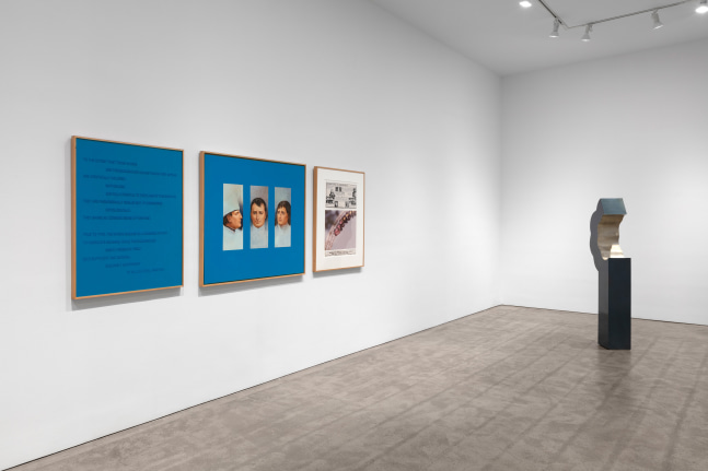 Installation view,&amp;nbsp;Sarah Charlesworth, Douglas Huebler, Donald Judd, Walid Raad, Veronica Ryan,&amp;nbsp;August 6 &amp;ndash; 28, 2020