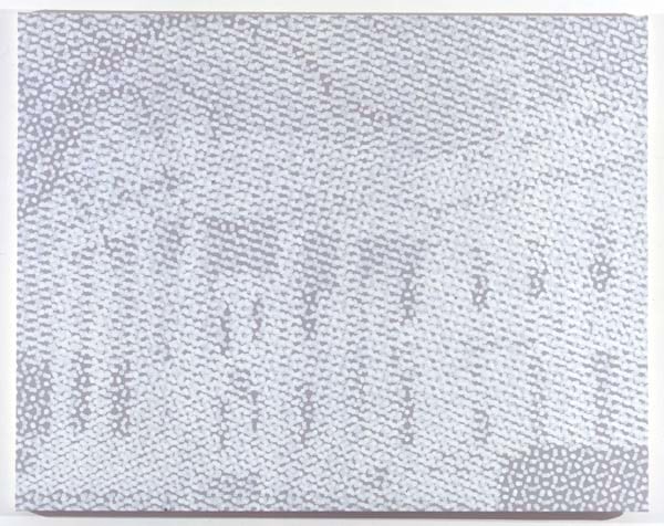 Wayne Gonzales "The White House" 2003 Acrylic on canvas 60 x 76 in.