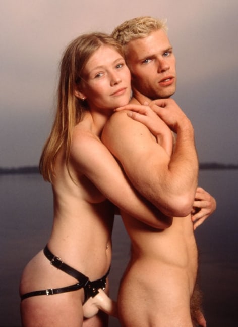 Andres Serrano "A History of Sex (Christiaan and Rose)" 1996 Cibachrome, silicone, plexiglass, wood frame 60" x 49 1/2"