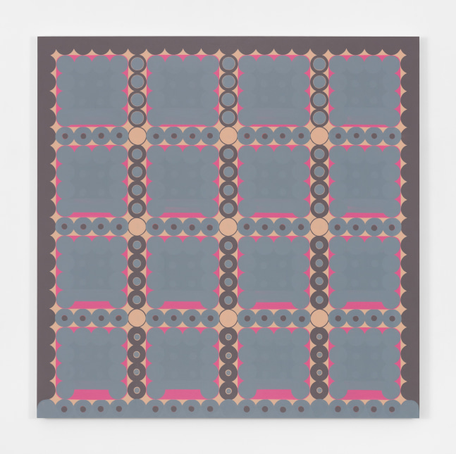 Dan Walsh Benefit, 2015 acrylic on canvas 72 x 72 in. (182.9 x 182.9 cm)