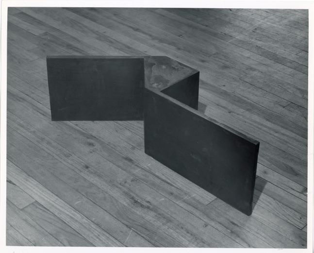 Joel Shapiro &quot;Untitled&quot; 1977 Cast bronze 9 15/16&quot; x 32 9/16&quot; x 11 3/4&quot;