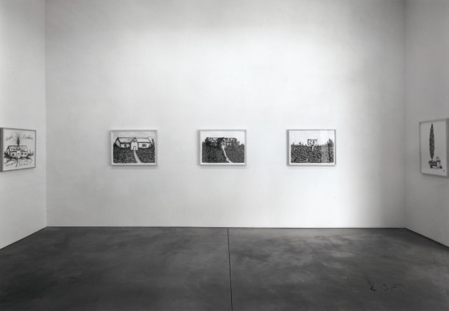 Installation view, Drawings, Paula Cooper Gallery, 534 W 21st Street, New York. April 22 - June 3, 2000. Photo: Adam Reich.