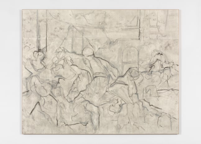 Beatrice Caracciolo
Trevisani 2, 2018
pigment, water soluble chalk, graphite, gouache on paper
74 x 93 1/2 x 1 1/4 in. (188 x 237.5 x 3.2 cm)