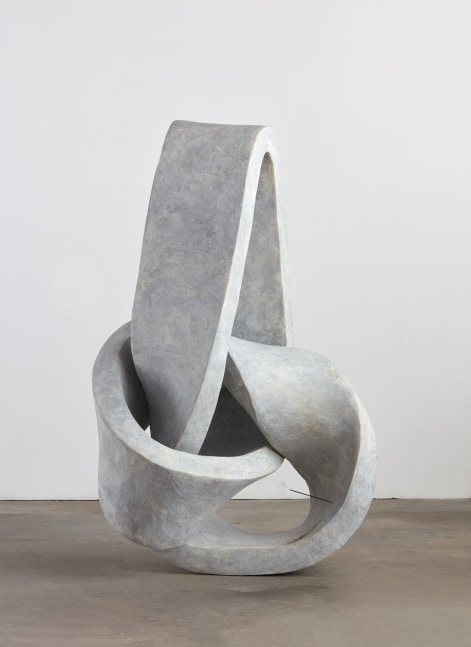 Evan Holloway Loop with Benzoin Incense, 2017 fiberglass, epoxy resin, talc, benzoin incense stick 75 x 48 x 40 in. (190.5 x 121.9 x 101.6 cm)