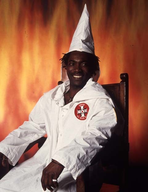 Andres Serrano "The Interpretation of Dreams (White Man's Burden)" 2000 Cibachrome, silicone, plexiglas, wood frame 60 x 49 1/2"