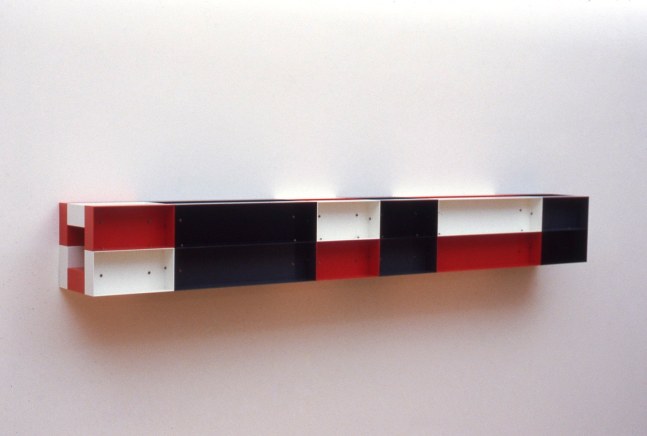 Donald Judd &quot;Untitled&quot; 1985 Painted aluminum 11 7/8&quot; x 47 1/4&quot; x 11 7/8&quot;