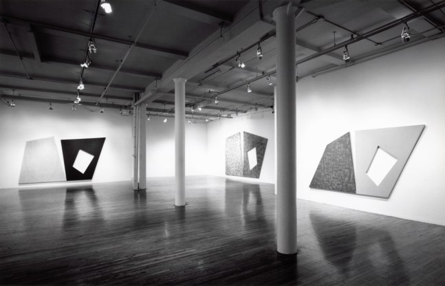 Installation view, Recent Paintings, Paula Cooper Gallery, 155 Wooster Street, New York, March 31 - April 24, 1990. Photo: Geoffrey Clements.