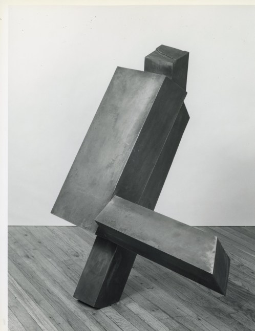 Joel Shapiro &quot;Untitled&quot; 1982-83 Bronze 44 1/2 x 37 3/4 x 24 1/2&quot;
