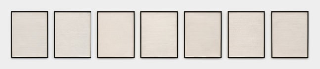Sol LeWitt "Straight-Not-Straight and Broken Lines" 1973 Set of seven hardground etchings with title page paper each: 27 x 21 1/8 in.