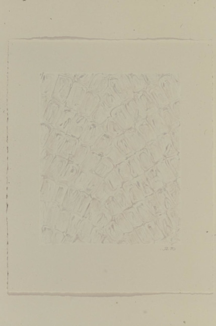 Julian Lethbridge &quot;Untitled&quot; 1990 Acrylic and liquid mask on paper 16 1/8&quot; x 13 1/8&quot; sheet