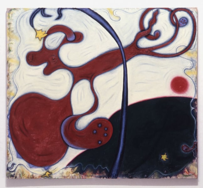 Elizabeth Murray &quot;Bounding Dog&quot; 1993-94 Oil on canvas 91&quot; x 101&quot;