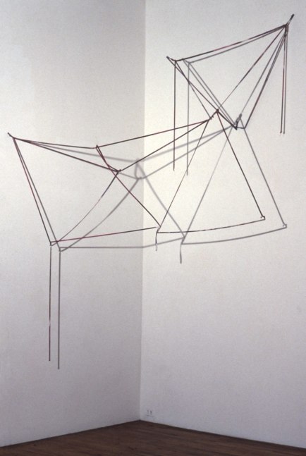 Alan Shield &quot;Mr. T&quot; 1977 Canvas, thread, acrylic paint and wood