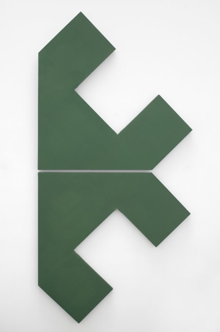 David Novros "Untitled" 1965 Acrylic on canvas 132 x 60 in.