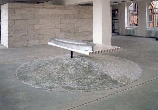 Robert Grosvenor Untitled, 1994 fiberglass, metal, plastic, and paint 38 x 167 in. diameter (96.5 x 424.2 cm diameter)