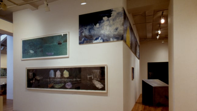 Installation view, Jennifer Bartlett, Paula Cooper Gallery, 155 Wooster Street, New York, April 4 - 27, 1985. © Jennifer Bartlett. Courtesy Paula Cooper Gallery, New York, Marianne Boesky Gallery, New York, and The Jennifer Bartlett 2013 Trust. Photo: Geoffrey Clements.