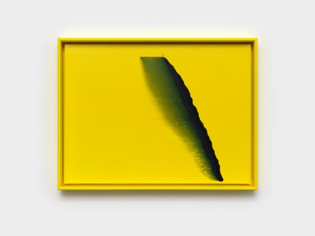 Tauba Auerbach
Extended Object, 2020
acrylic on canvas
14 x 18 in. (35.6 x 45.7 cm)
frame: 15 1/4 x 19 1/4 x 3 1/2 in. (464.8 x 48.9 x 8.9 cm)
 