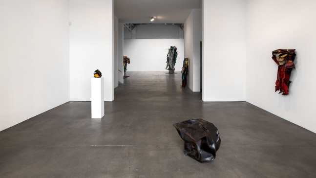 Installation view, John Chamberlain, March 1 – April 9, 2011