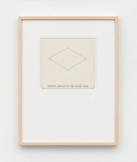 Douglas Huebler Untitled, 1968 ink on board 5 1/2 x 6 in. (14 x 15.2 cm) frame: 11 x 14 1/2 in. (27.9 x 36.8 cm)