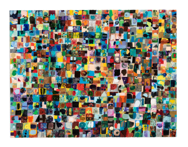Ralph Lemon Untitled 10, 2022 acrylic and oil on paper 38 1/4 x 49 7/8 in. (97.2 x 126.7 cm)