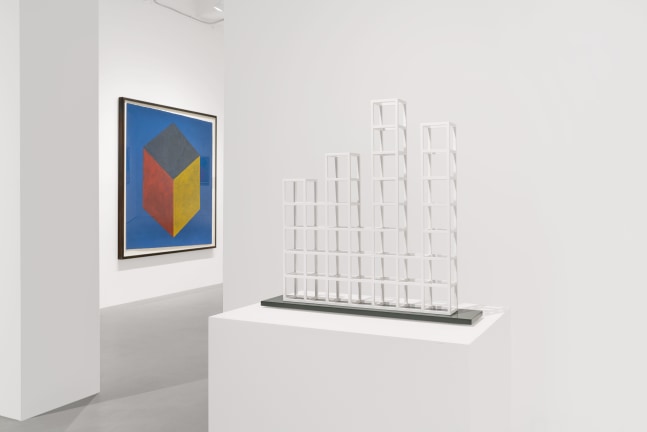 Installation view, Sol LeWitt, Cubic Forms, January 16 – February 7, 2021
