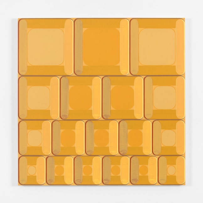 Dan Walsh Plot, 2018 acrylic on canvas 40 x 40 x 1/2 in. (101.6 x 101.6 x 1.3 cm)