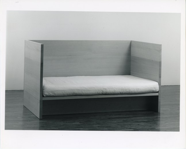 Donald Judd &quot;Couch/Bed&quot; 1988 Douglas Fir, oil and wax finish 44&quot; x 45 5/8&quot; x 80 1/4&quot;