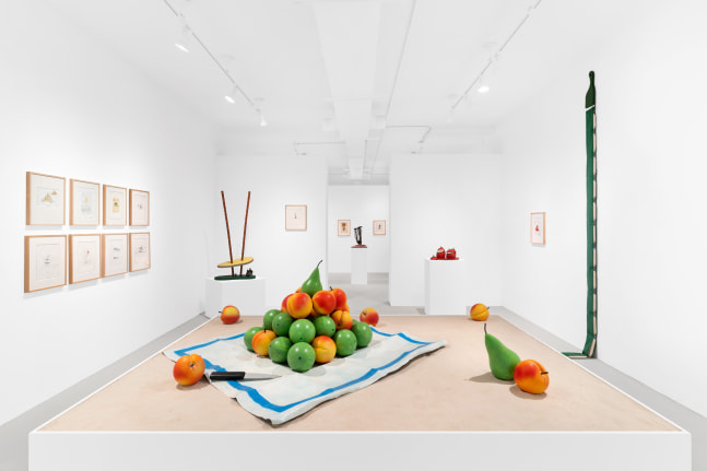 Installation view, Claes Oldenburg & Coosje van Bruggen, December 5, 2020 – January 9, 2021