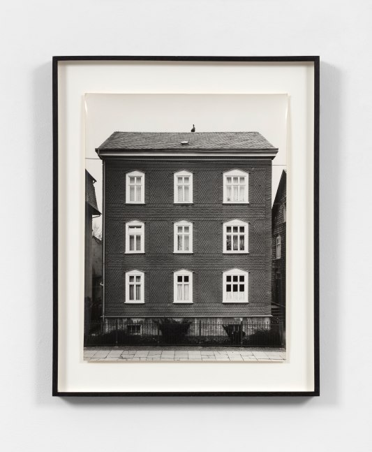 Bernd & Hilla Becher Slatet House, Siegen, Arndtstrasse 6, Germany, 1962 gelatin silver print 15 1/2  x 11 3/4 in. (39.4 x 29.8 cm) frame: 19 7/8 x 15 1/2 x 1 1/4 in. (50.5 x 39.4 x 3.2 cm)