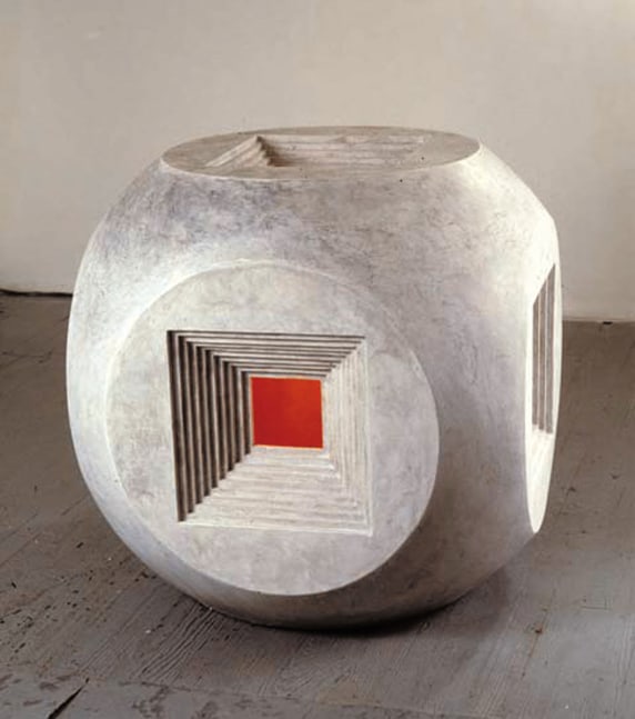 Jackie Winsor Circle/Square, 1987 Concrete, pigment 34 x 34 x 34 inches (86.4 x 86.4 x 86.4 cm)