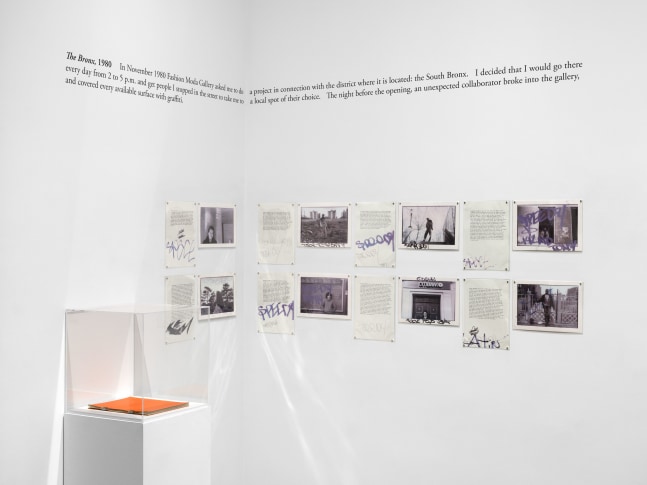 Installation view, Sophie Calle: On the Hunt, Paula Cooper Gallery, New York, September 5 – October 18, 2025. © 2025 Sophie Calle / Artists Rights Society (ARS), New York / ADAGP, Paris. Courtesy of Sophie Calle and Paula Cooper Gallery, New York. Photo: Steven Probert