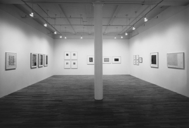 Installation view, Prints from the 1960's and 1970's, Paula Cooper Gallery, 149 Wooster Street, New York, January 20 - February 20, 1993. Photo: Geoffrey Clements